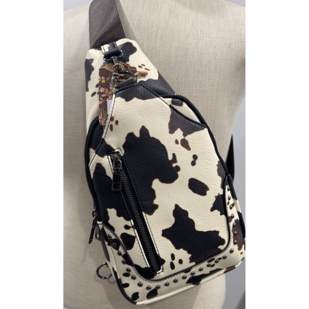 Sam & Hadley Cross Body Bag, Multi Pattern New With Tag